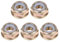 5 x Trimmer, Motorsense, Freischneider, Linksgewinde, Muttern
