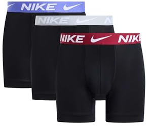 Nike Herren Boxer Brief Long 3pk Underwear