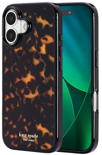 Kate Spade New York iPhone 17 Case - Compatible with MagSafe - Designer Phone Case - Tortoise