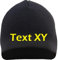 HB_Druck Beanie mit Wunschtext - Blockschrift - Bestickt - Mütze Strickmütze Stickfarbe: gelb