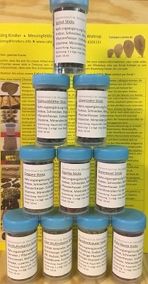 100ml Futtersticks (Brennnessel) in praktischer Schraubdose Futterpellets Garnelenfutter Fischfutter