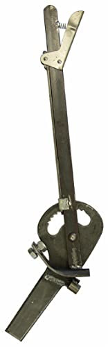 AMA Handbremshebel für Anhänger mit Achsabstand 520 mm aus schwarzem Stahl, zugelassen für landwirtschaftliche Fahrzeuge - Gewicht 3,25 kg