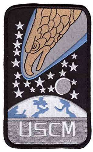 Titan One Europe - Alien USCM Flying Eagle Crew Cosplay Patch Aufnäher Aufbügler
