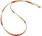 Feueropal kette facettierte feingeschliffen Kugel Orange farbverlauf vergoldet 925 Silber