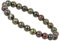 ELEDORO Handgefertigtes Edelstein Perlen Stretch Armband - Echte Steine 8mm (Drachenblut Jaspis)