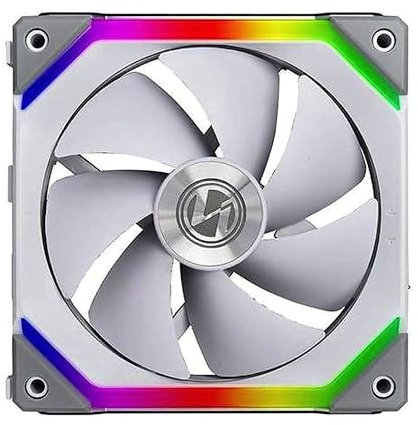 Lian Li UNI Lüfter SL120 RGB PWM Lüfter Weiß 120mm PC Gehäuselüfter Weiß RGB (W x H x T) 122