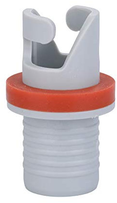 Omter Inflatable Boat Foot Pump Halkey-Roberts HR Hose Adapter H-R Valve Adapter (White Red)