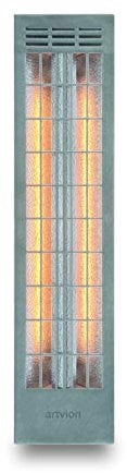 Infrarotstrahler-Strahler Sauna Eckstrahler, Thermostoff Grau, ES Medium (500 Watt)