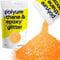 Hemway Polyurethane & Epoxy Glitter - Fluorescent Orange | Extra Chunky Metallic Flake Sequins for Resin Crafts | Craft Supplies for Tumblers, Candles, Coasters, Glass & Floor Art Decoration | 100 g