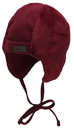 Sterntaler Mädchen Mütze Mit Ohrenklappen Und Bindeband - Kappe Für Baby Und Kinder - Pink, 35