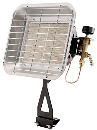 Draper 07866 Bottle-Mounted Propane Space Heater, 15,354 BTU/4.5kW