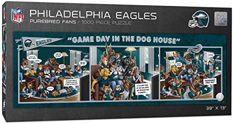 YouTheFan NFL Philadelphia Eagles Game Day in The Dog House - 1000pc Puzzle