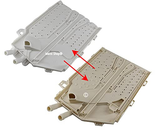 Marel Shop® - Coperchio Vaschetta Cassetto Detersivo 41018XXX 41038266 per Lavatrice compatibile con Candy Hoover Zerowatt Intercambiabili per Modelli: RCS341052D1207 - GVS44138TWC32S