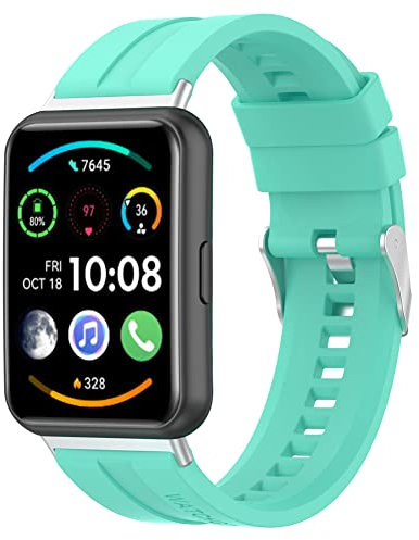 Tyogeephy Correa Compatible con Huawei Watch Fit 2 Silicona Correa Reemplazo Sport Pulsera Compatible con Huawei Watch Fit 2 Muñequera