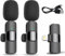 Microfono Wireless iPhone (Lightning) Mini Microfono Lavalier Doppio Microphone per YouTube/Live Stream/Vlog/Intervista/Videoregistrazione/Podcast, con Costruito in Chip di Riduzione del Rumore