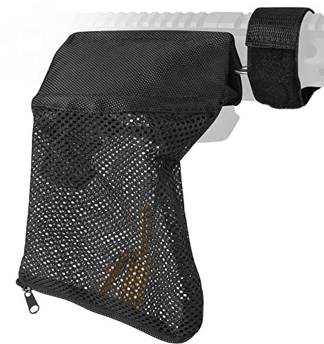 Feyachi Shell Catcher, Hitzebeständig verdickt Nylon Patronenhülse Shell Catcher Net für Rifle Range Outdoor Shooting(Schwarz)