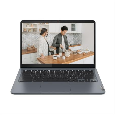 Lenovo Slim 3i Chromebook Plus Essential Ordinateur portable Chrome OS Écran FHD 14 Mémoire 8 Go Stockage 256 Go Intel Core i3-N305 Gris tempête