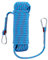 LOLYSIC 10mm x 20M Rope, Multifunctional Hanging Rope Universal String for Outdoor & Indoor Bundling, Clothesline, Camping, Hiking, Fishing, Blue