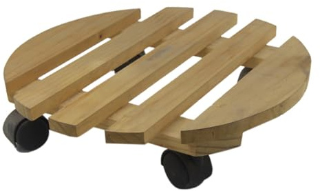 für Ständer, Halterung für – Rollbrett mit | Holzwagen mit Rädern, große Rollen für Garten, Balkon, Höfe