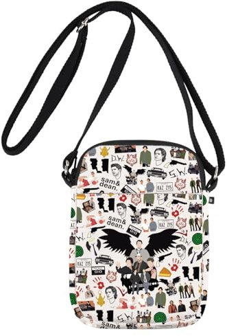Winchester Brothers Crossbody Bag Sam and Dean Gifts Idjit Gifts Join The Hunt Umhängetasche, Sam UK, 111