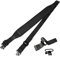 2 Point Rifle Sling with Removable Swivels Comfortable Padded Shoulder Adjustable Strap Sling for Hunting/Shooting