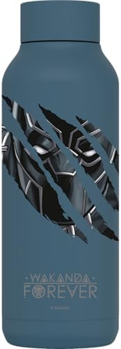 Quokka SOLID X MARVEL Bouteille thermique double paroi en acier inoxydable Marvel Black Panther