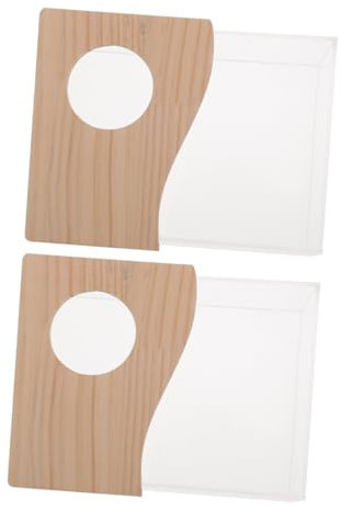 GRIRIW Hamsterbadewanne Transparent Aus Acryl Verschleißfester Sandkasten Mit Halbem Deckel Multifunktionaler Badebehälter Für Chinchillas Und Kleine Haustiere Heimgebrauch Und Zoohandlung