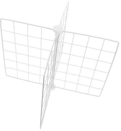 Layered Storage Basket for FreezerMetal Divider & Separator for Chest Freezer Refrigerator nizers Deep Freezer Partition White Iron Storage Solution