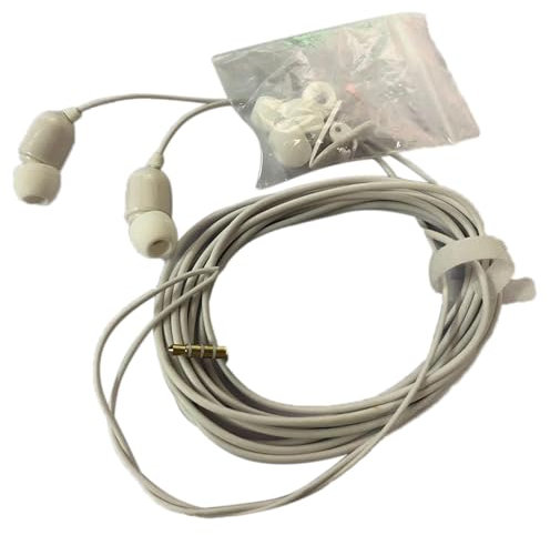 3 Meter Earphones - Extra Long Wired Headphones, In-Ear Mic Headset | Portable Earbuds with Audio for Streamers, Internet Broadcast, Computer, Wired Monitor Earphones for Video Calls