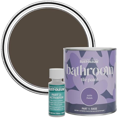 Rust-Oleum Water-Resistant Bathroom Tile Paint in Satin Finish - Lockwood 750ml