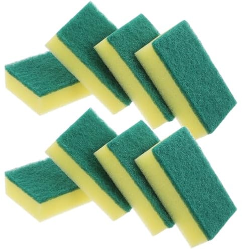 100 Stück Spülschwamm 9x6x2,5cm aus Schwamm für Küche und Reinigung | Küchenschwamm, Schwer Belastbar, Leicht und Tragbar, Verformt Sich Kaum, ohne Chemische Reiniger