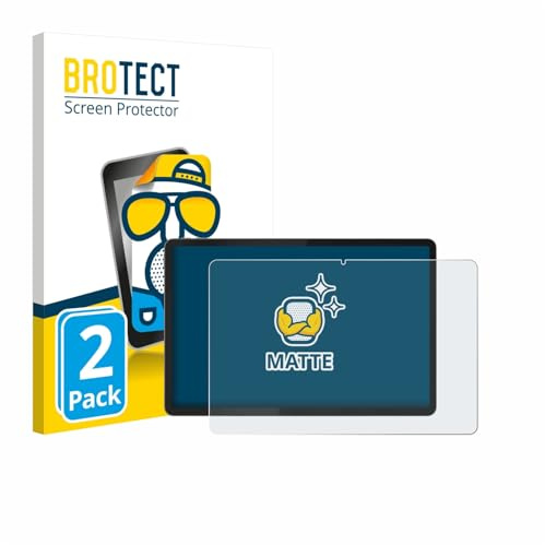 BROTECT Schutzfolie für Lenovo Idea Tab Plus 12.1 | 2 Stück Entspiegelnder Displayschutz Made in Germany Matte Displayschutz-Folie Anti-Reflex Anti-Fingerprint Einfache Montage