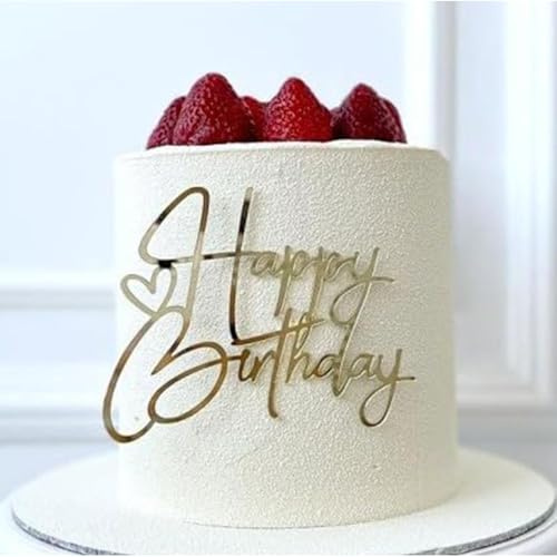 Happy Birthday Tortendeko, Tortendeko Geburtstag, Cake Topper Geburtstag, Geburtstagskuchen Deko, Cake Happy Birthday Deko, Birthday Decorations für Cake Cupcake Kinder Erwachsene Babyparty
