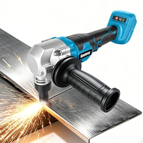 Roditrice in metallo senza fili compatibile con batteria Makita da 18 V, cesoia elettrica senza spazzole da 450 W con 30000 giri/min, testa roditrice rotante a 360°, roditrice elettrica per acciaio