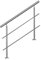 Sailun Main courante, Garde-fou, garde-corps, rambarde, rampe en acier inoxydable avec 2 poteaux pour escaliers, parapet, balcon.