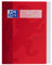 Oxford Schnellhefter A4, fester Karton, Soft Touch-Oberfläche, rot