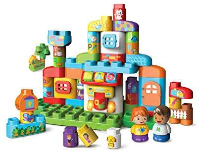 VTech 604905 Ma Maison Alphabet Interactive Konstruktionsspielzeug, Mehrfarbig, one Size