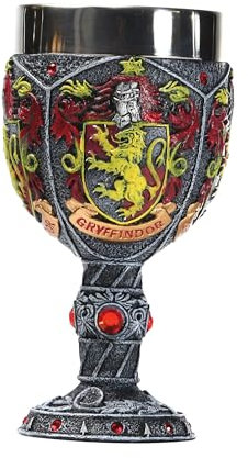 Wizarding World Of Harry Potter Griffyndor Bicchiere Decorativo, Metallo, Multicolore, 18 x 12 x 15 cm