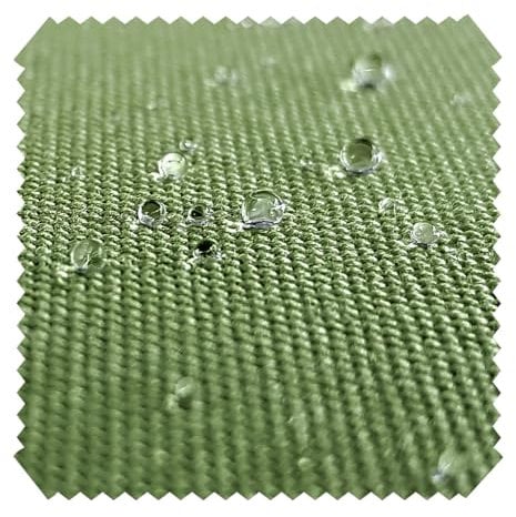 novely® ARAGON WASSERABWEISEND UV+ - Premium Outdoor-Stoff - Lichtechter Möbelstoff - Polsterstoff in Baumwoll-Optik für Gartenmöbel - Pflegeleichte Meterware 1lfm 44 Resedagrün