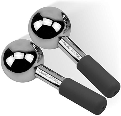 Magic Cool Roller Ball Gesichtsmassagewerkzeuge für Gesicht und Hals, Eiskugel, Cryo Globes Magic (schwarz)