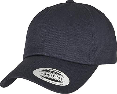 Flexfit Unisex-Adult 6245OC-Low Profile Organic Cotton Baseball Cap, darknavy, one Size