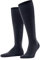 FALKE Men's Airport M Kh Wool Cotton Long Plain 1 Pair Knee-High Socks, Blue Space 6116, 11.5-12.5