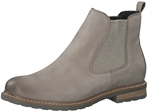 Tamaris 1-1-25056-27, Damen Chelsea Boot, Taupe Nubuck, 38 EU