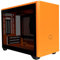 Cooler Master MasterBox NR200P Mini-ITX-PC-Gehäuse – Seitenteil aus gehärtetem Glas, hervorragende Kühloptionen, vertikales GPU-Display, werkzeuglose 360-Grad-Zugänglichkeit – Sunset Orange