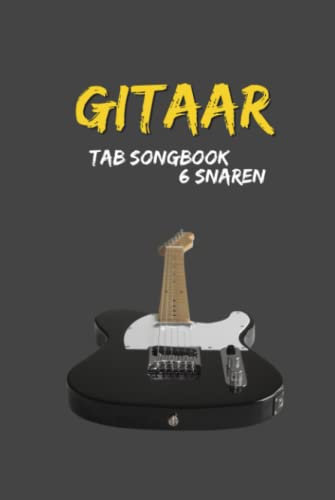 TAB notitieboek voor gitaristen/elektrische gitaar 6 snaren – Songbook met tabulatuur: Leren, compositie en songwriting