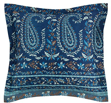 Bassetti Kissenhülle Como G1 aus 100% Baumwolle-Mako-Satin in der Farbe Grau, Maße: 40cm x 40cm, 9323989