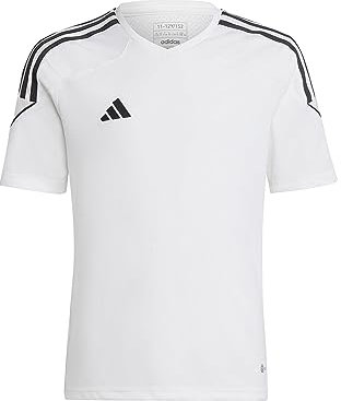 ADIDAS HR4620 TIRO 23 JSY Y T-Shirt Boy's White/Black Größe 5-6A