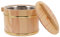 DOITOOL 1 Juego Barril De Arroz De Barril Arroz De Sushi De Madera Vaporera para Albóndigas Cestas De Vapor De Arroz Recipiente De Arroz Al Vapor Sushi Oke Acero Inoxidable Vapor De