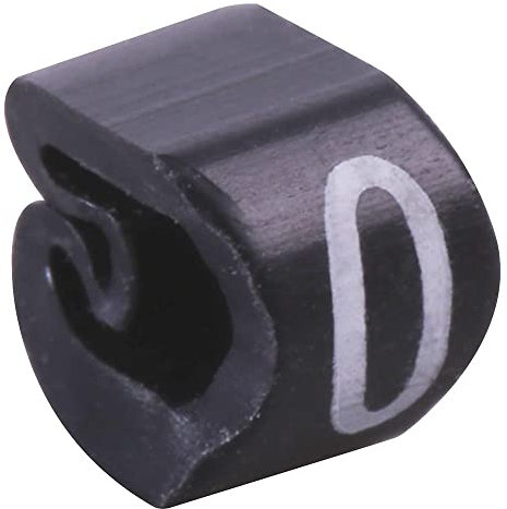 Cavo Marker, 0, WH/BK, 2.25-5MM, X1000, Clip On Wire Markers/Tie On Wire Markers, Qtà X 1 | HGDC2-5CC/0