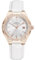CIVO Uhr Damen Elegant Analog Damenuhr Wasserdicht Leuchtend Datum Minimalistic Armbanduhr Damen Klassische Weiß Lederarmband Daimant Quarzuhr mit Roségold Gehäuse Geschenk für Frauen